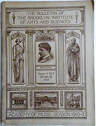 The Bulletin of The Brooklyn Institute of Arts and Sciences, Volume V, No.7, October 22, 1910