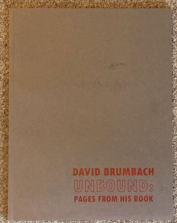 David Brumbach Unbound : Pages from His Book
