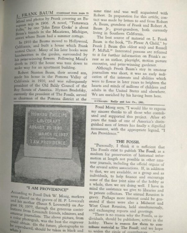 THE FOSSIL. January 1978. Vol. 75, No. 3. 