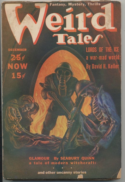 WEIRD TALES. December, 1939. (Lovecraft, Bloch, Clark Ashton Smith, Virgil Finlay)