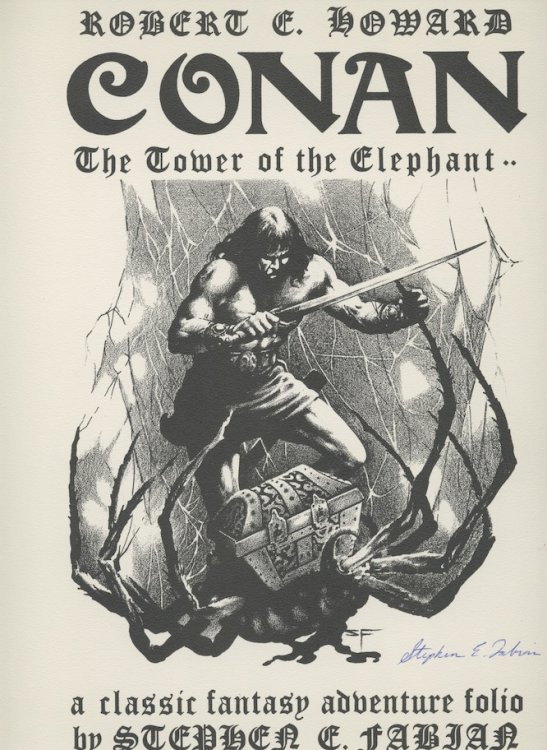 THE TOWER OF THE ELEPHANT. LImited, numbered, signed by the artist.