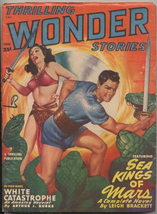 THRILLING WONDER STORIES, June, 1949. In addition, contains John D. MacDonald, before he met Travis McGee.