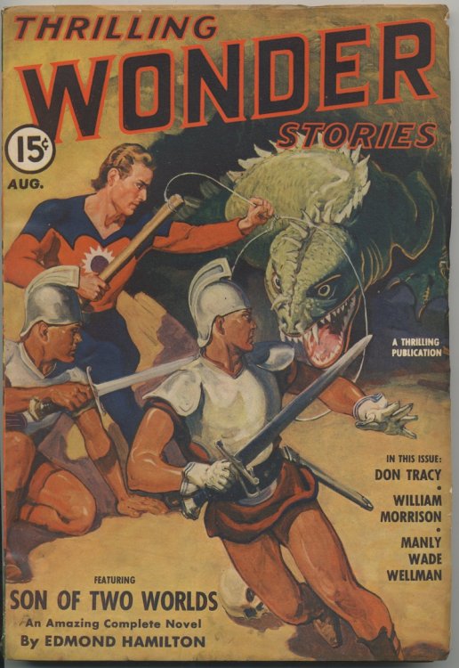 THRILLING WONDER STORIES. August, 1941. Features the novel, 