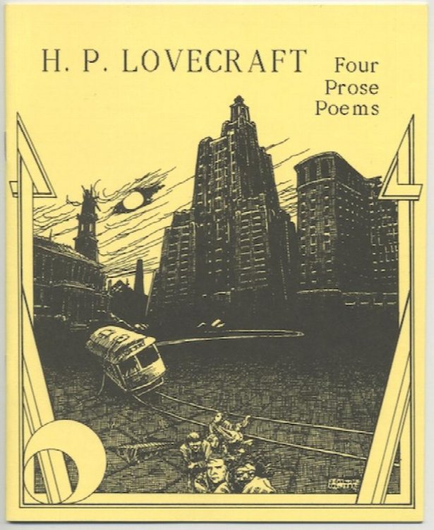 FOUR PROSE POEMS. Necronomicon Press, (1990). 2nd revised printing. Yellow covers.*