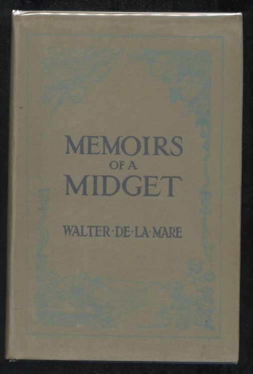 MEMOIRS OF A MIDGET. Collins, London, 1921. First Edition in dust-jacket.