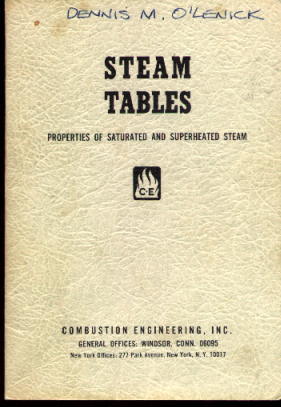 Steam Tables: Properties of Saturated and Superheated Steam