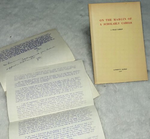 On the Margin of a Scholarly Career