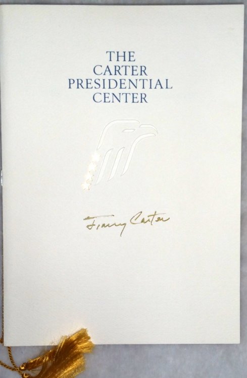 Image for Program for the Carter Presidential Center Dedication, October 1, 1986 Program for the Carter Presidential Center Dedication, October 1, 1986