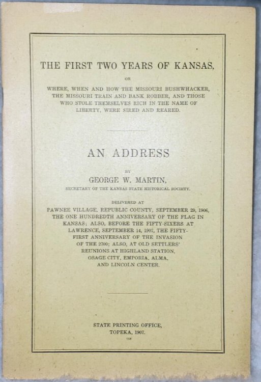 Image for The First Two Years of Kansas. The First Two Years of Kansas.
