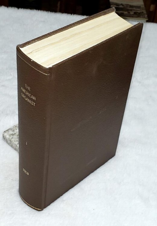 The American Organist, Volume 1, Number 1 Through Number 12