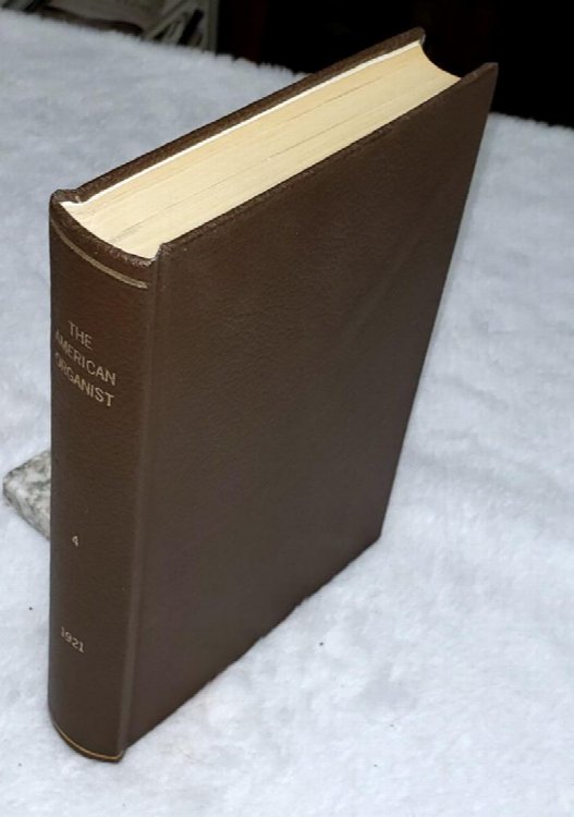 The American Organist, Volume 4, Number 1 Through Number 12
