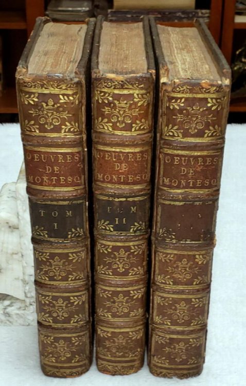 Image for Oeuvres De Monsieur De Montesquieu (Three Volumes) Oeuvres De Monsieur De Montesquieu (Three Volumes)