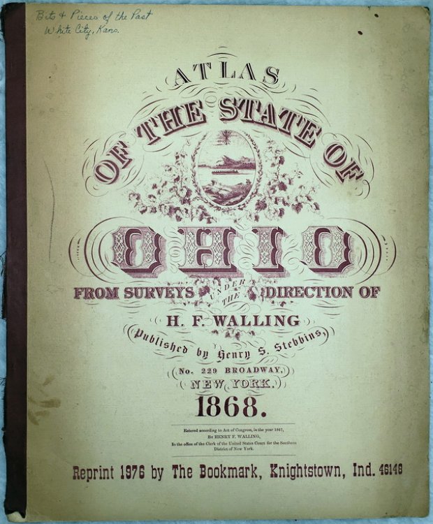 Image for Atlas of the State of Ohio, 1868 Atlas of the State of Ohio, 1868