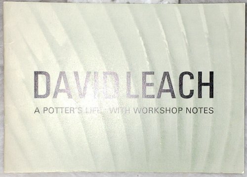 Image for David Leach: A Monograph, 1977 David Leach: A Monograph, 1977