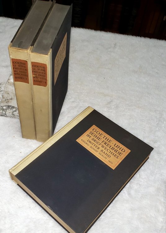 Image for Goethe Und Seine Freunde Im Briefwechsel (Three Volumes Goethe Und Seine Freunde Im Briefwechsel (Three Volumes
