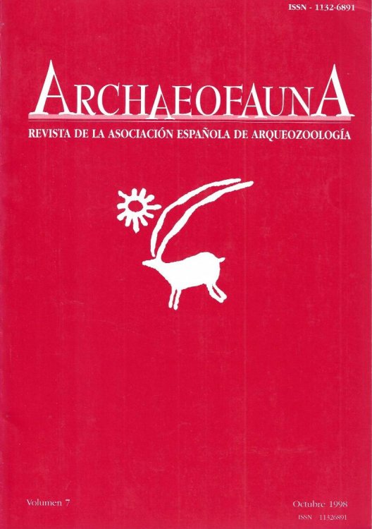 Image for Archaeofauna. Revista de la Asociacion Espanola de Arqueozoologia. Volumen 7. El Soto de Medinilla: faunas de mamferos de la Edad del Hierro en el Valle del Duero (Valladolid, Espaa). El Soto de Medinilla: mammal faunas from the Iron Age in the Valley of the Duero (Valladolid, Spain) Archaeofauna. Revista de la Asociacion Espanola de Arqueozoologia. Volumen 7. El Soto de Medinilla: faunas de mamferos de la Edad del Hierro en el Valle del Duero (Valladolid, Espaa). El Soto de Medinilla: mammal faunas from the Iron Age in the Valley of the Duero (Valladolid, Spain)