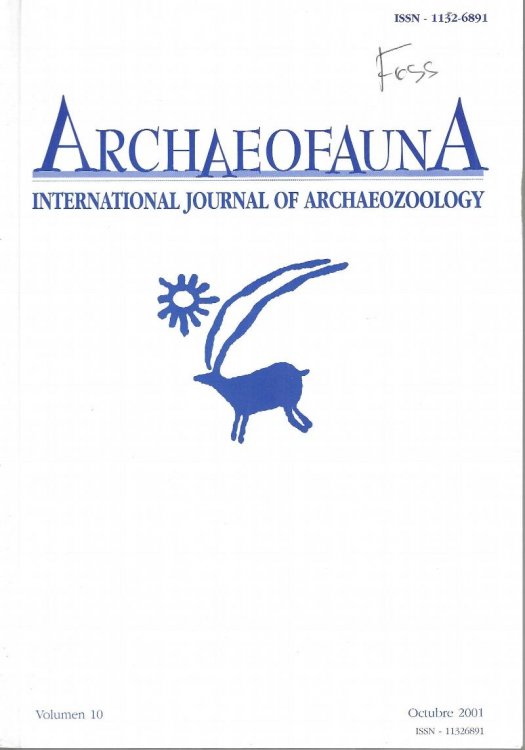 Archaeofauna. International Journal of Archaeozoology. Volumen 10.