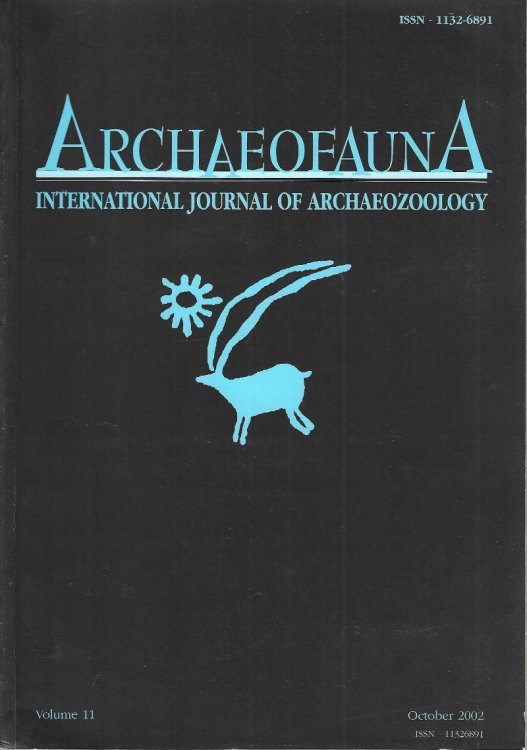Archaeofauna. International Journal of Archaeozoology. Volumen 11.