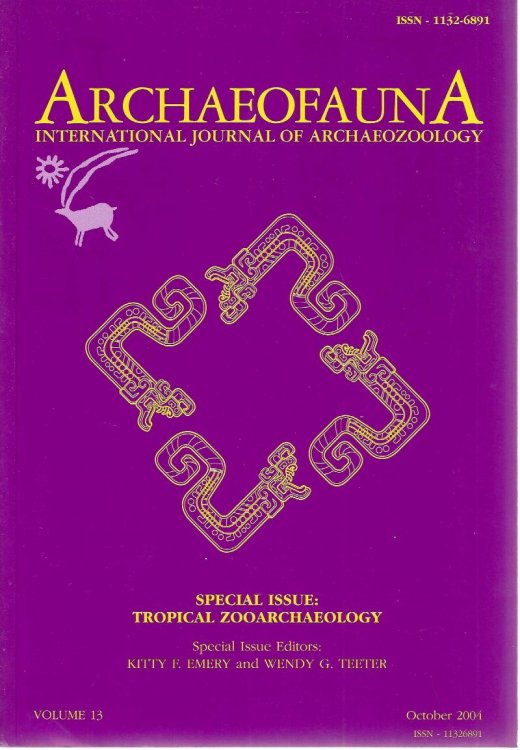 Archaeofauna. International Journal of Archaeozoology. Volumen 13.