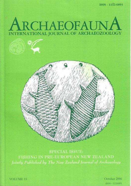 Archaeofauna. International Journal of Archaeozoology. Volumen 15. Special Issue: Fishing in pre-european New Zealand