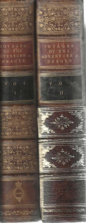 Image for Narrative of the Surveying Voyages of his Majesty's Ships Adventure and Beagle, between the Years 1826 and 1836 describing their Examination of the Southern Shores of South America and the Beagle's Circumnavigation of the Globe. Volumes I and II. Narrative of the Surveying Voyages of his Majesty's Ships Adventure and Beagle, between the Years 1826 and 1836 describing their Examination of the Southern Shores of South America and the Beagle's Circumnavigation of the Globe. Volumes I and II.