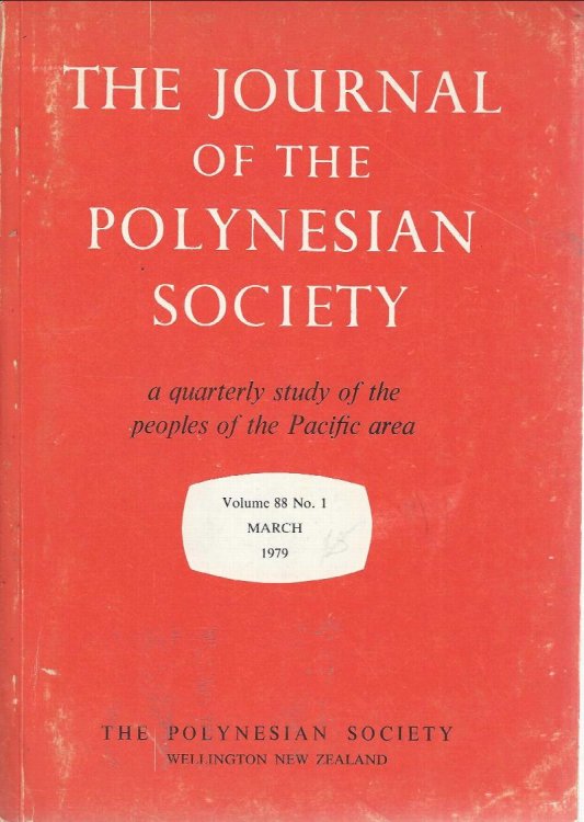 Image for The Journal of the Polynesian Society. Vol. 88. No. 1. March 1979 The Journal of the Polynesian Society. Vol. 88. No. 1. March 1979