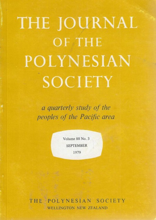 Image for The Journal of the Polynesian Society. Vol. 88. No. 3. September 1979 The Journal of the Polynesian Society. Vol. 88. No. 3. September 1979