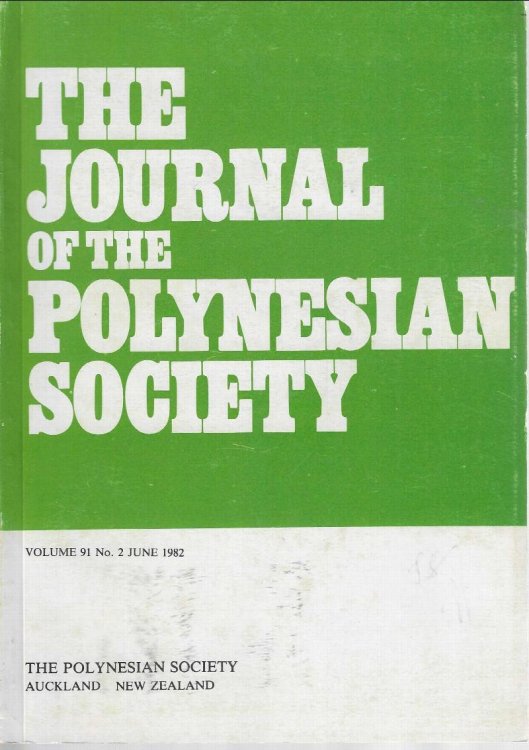 Image for The Journal of the Polynesian Society. Vol. 91. No. 2. June 1982 The Journal of the Polynesian Society. Vol. 91. No. 2. June 1982