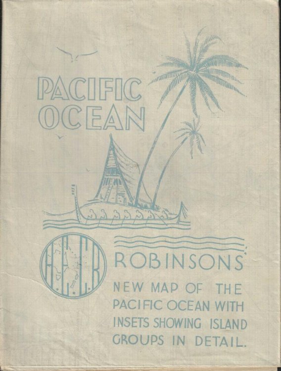Image for Robinson's new map of the Pacific Ocean with insets showing island groups in detail Robinson's new map of the Pacific Ocean with insets showing island groups in detail