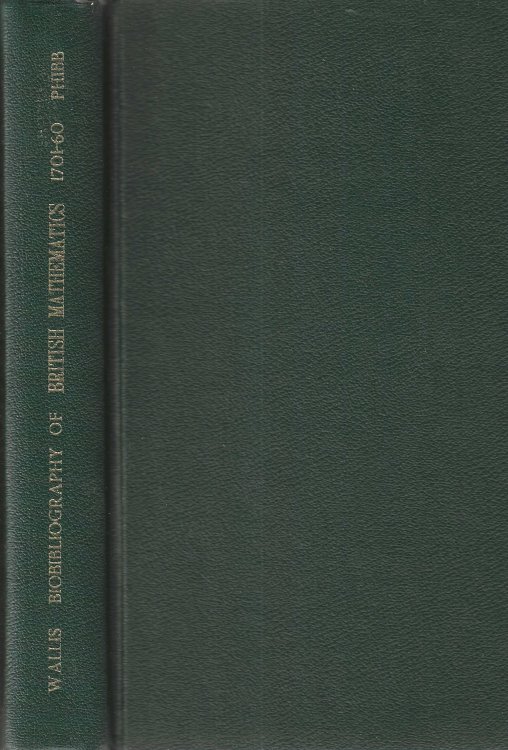 Image for Biobibliography of British Mathematics and Its Applications: Part II (2) Biobibliography of British Mathematics and Its Applications: Part II (2)