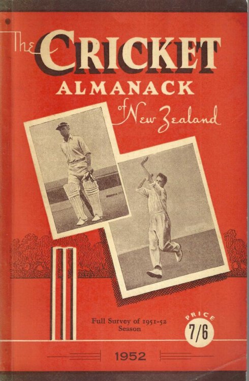 Image for The Cricket Almanack of New Zealand 1952. Full surveys of the 1951-52 season The Cricket Almanack of New Zealand 1952. Full surveys of the 1951-52 season