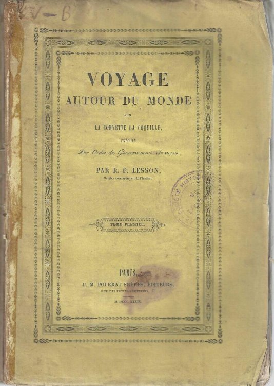 Voyage autour du monde entrepris par ordre du gouvernement sur la corvette La Coquille. 2 volume set