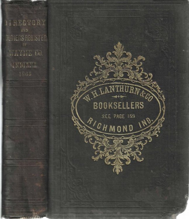 Image for Directory and Soldiers' Register of Wayne County, Indiana Directory and Soldiers' Register of Wayne County, Indiana
