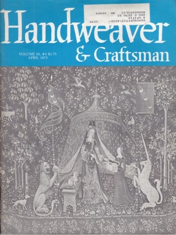 Handweaver & Craftsman vol 26 #2 April '75