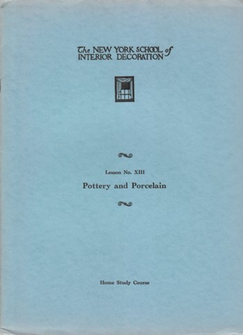 Pottery and Porcelain Lesson No. XIII