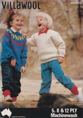 (Hand Knits for Children) in 5, 8, & 12 ply machine wash