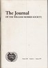 Journal of the William Morris Society vol xiii #2 1999 Spring