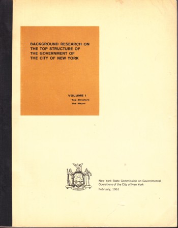 Image for Background Research on the Top Structure of the Government of the City Background Research on the Top Structure of the Government of the City