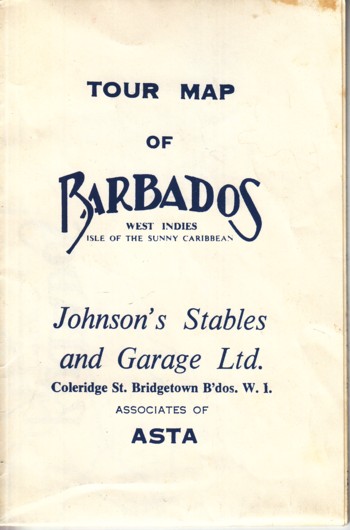 Tour Map of Barbados West Indies