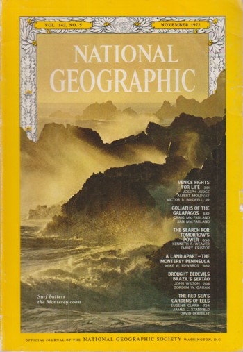 Nationa Geographic 1972 November vol 142 no. 5