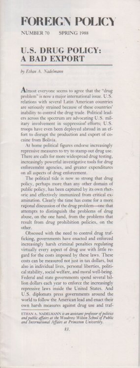 Foreign Policy No. 70 1988 Spring