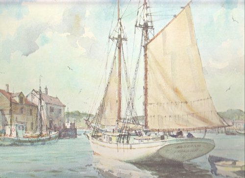 Marine Water Color Prints