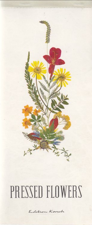 (Calendar) Pressed Flowers 1968