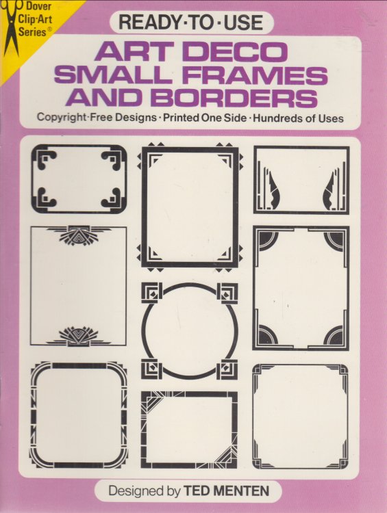 Art Deco Small Frames and Borders