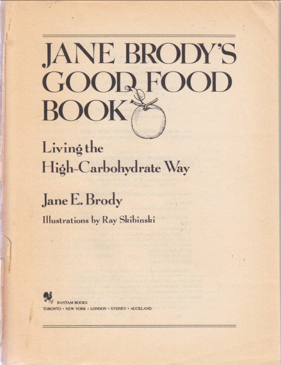 Jane Brody's Good Food Book