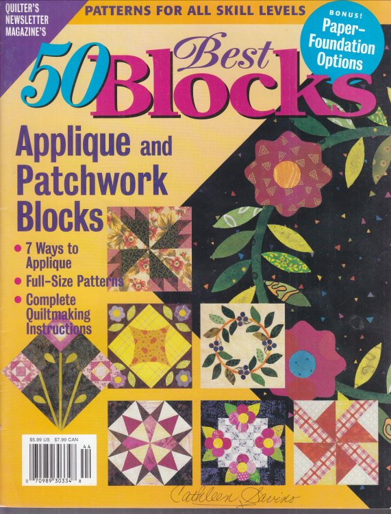 Image for Best 50 Blocks: applique and patchwork blocks Best 50 Blocks: applique and patchwork blocks