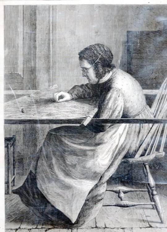 The Patchwork Quilt: Print from Harper's Weekly, December 21, 18 72