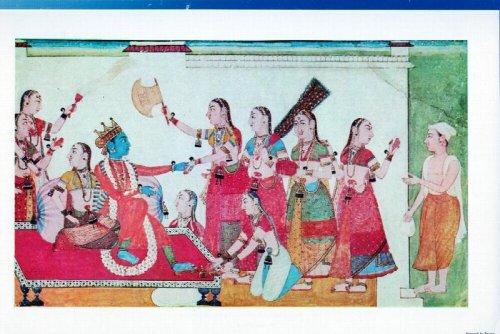 Image for Krishna Welcoming Sudama Krishna Welcoming Sudama