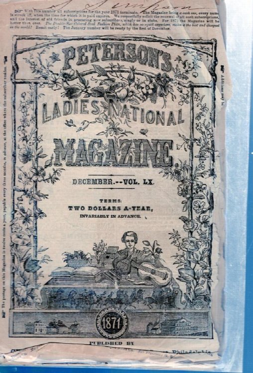 Ladies National Magazine December 1871 vol LX