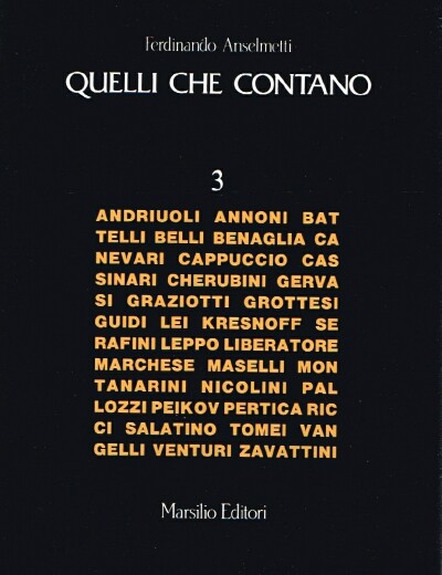Image for Quelli Che Contano Quelli Che Contano